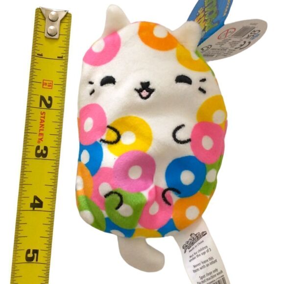 Cats vs Pickles Series 2 Loopy Plush Bean Bag Fruit Loop #199 Food Squad Tags. - Picture 2 of 15